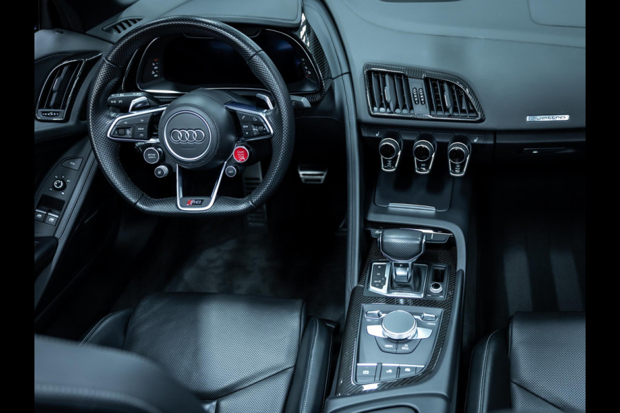 Audi R8 Spyder 5.2 FSI performance S tron. quat. Spyder Volledig Carbon | Audi R8 Performance Sportstoelen | fabrieksgarntie t/m 04-27