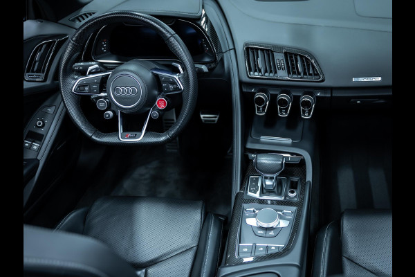 Audi R8 Spyder 5.2 FSI performance S tron. quat. Spyder Volledig Carbon | Audi R8 Performance Sportstoelen | fabrieksgarntie t/m 04-27
