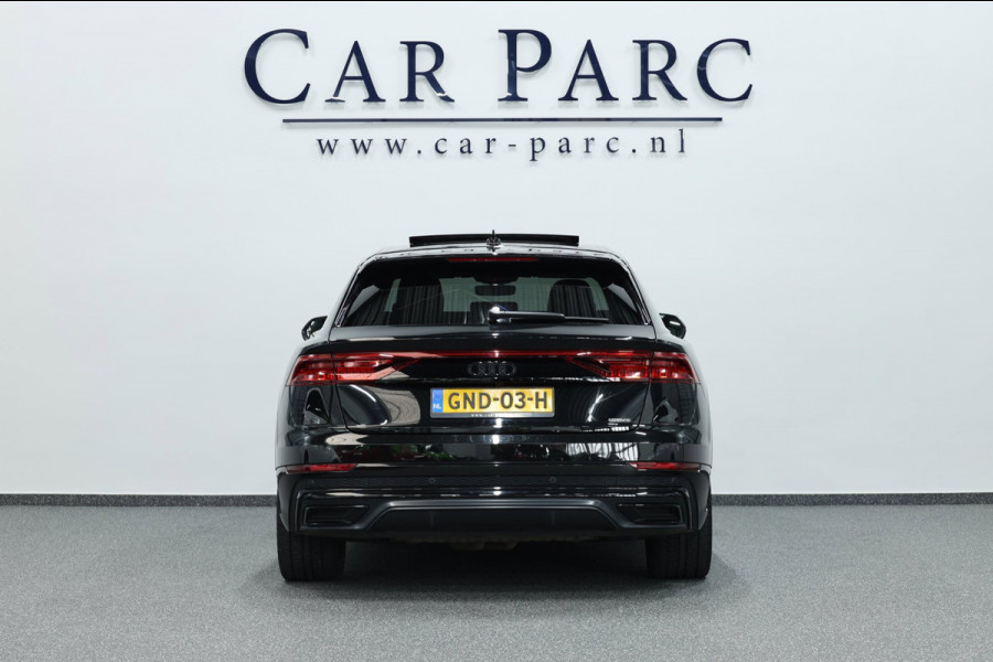 Audi Q8 55 TFSI e quattro S-line BTW/MATRIX+LED/VIRTUAL/SFEER/PANO/LEER+S.VERWARMING+VERKOELING/22"LMV/360/ACC/ECC/12 MDN GARANTIE