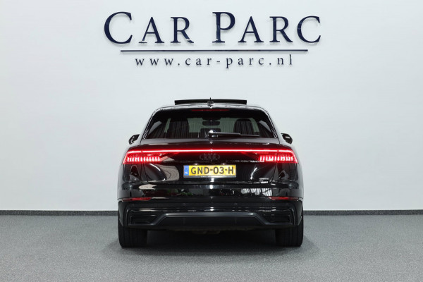 Audi Q8 55 TFSI e quattro S-line BTW/MATRIX+LED/VIRTUAL/SFEER/PANO/LEER+S.VERWARMING+VERKOELING/22"LMV/360/ACC/ECC/12 MDN GARANTIE
