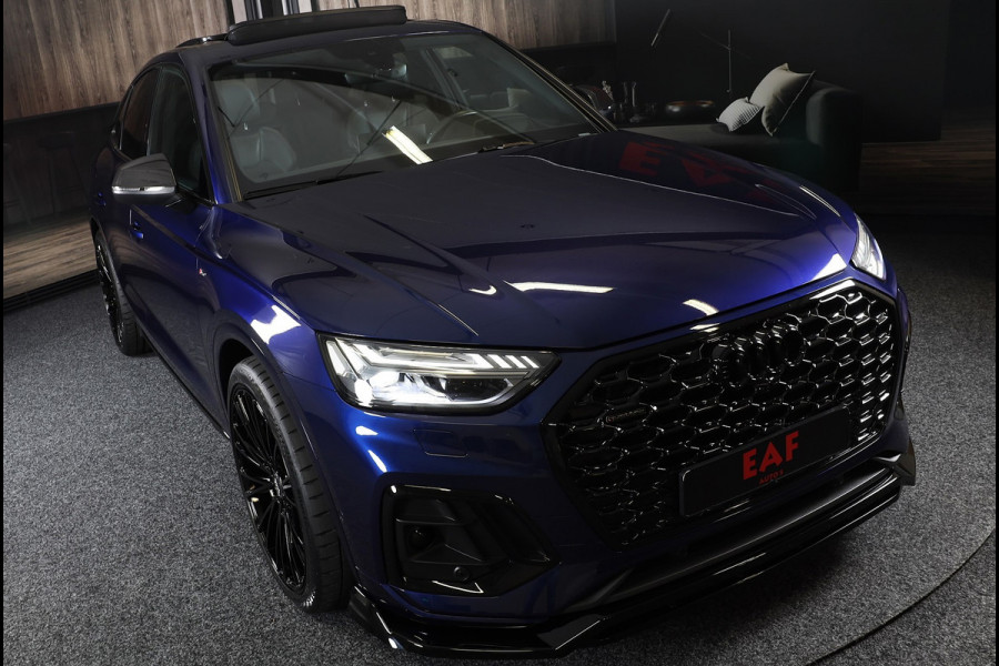 Audi Q5 SPORTBACK 55 TFSI E QUATTRO SQ5 Look / Carbon / Head Up / 360 Camera / Memory / Elek Stoelen / Open Pano / Matrix / 22 In