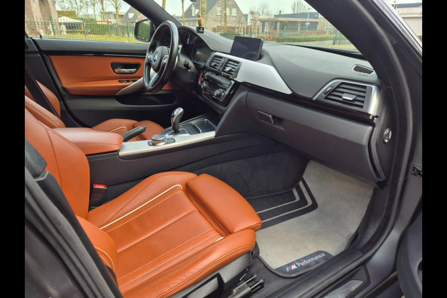 BMW 4 Serie 420i Gran Coupé M Sport Individual MAT Grey Orig BMW Performance 20inch Apple CarPlay High Executive BTW AUTO