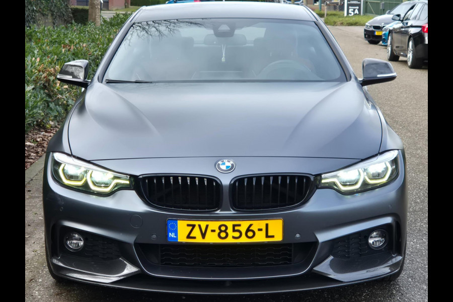 BMW 4 Serie 420i Gran Coupé M Sport Individual MAT Grey Orig BMW Performance 20inch Apple CarPlay High Executive BTW AUTO
