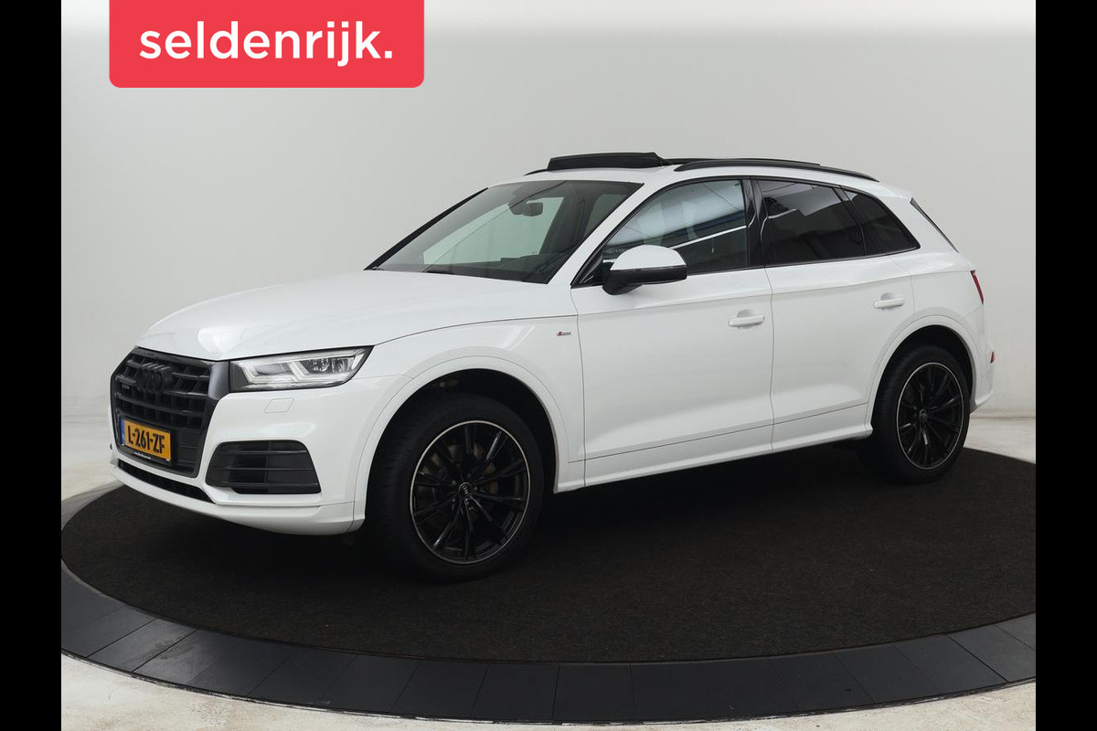 Audi Q5 2.0 TFSI S line | Panoramadak | Stoelverwarming | Virtual Cockpit | Camera | Carplay | Keyless | Side Assist | Full LED | Navigatie | Half leder | Sportstoelen | Parkeerhulp | Cruise control