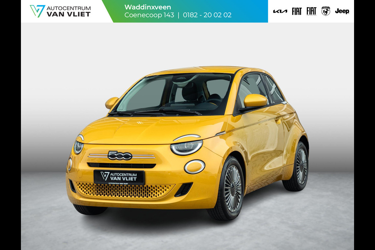 Fiat 500 Hybrid Torino Launch Edition | Private Lease € 387,- | New | Clima | Carplay | PDC | Priv Glass | Sun of Italy