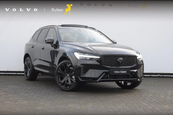 Volvo XC60 T6 350PK Automaat AWD Ultra Black Edition stoelmassage - en ventilatie / Adaptieve cruise control / Harman Kardon / BLIS / Panoramadak / Apple carplay / Parkeersensoren met 360 camera / Elektrisch bedienbare achterklep / Elektrisch verstelbare voorstoelen met geheugen / Stoel en stuurwielverwarming / 21” velgen / Getinte ramen vanaf de B-stijl