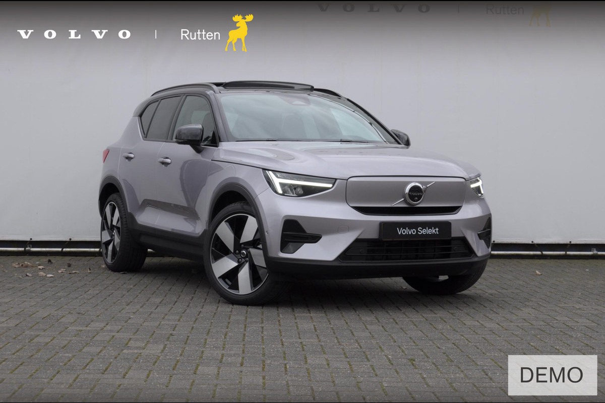 Volvo EX40 252PK Single Motor Extended Range 82 kWh Plus / Lounge Pakket / Extra getint glas / 360 Camera / 20'' velgen / Panoramadak / Zwart dak