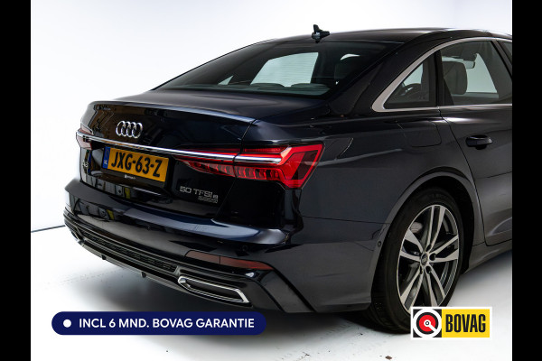 Audi A6 Limousine 50 TFSI e quattro S-Line | Panoramadak | Voorstoelen- & achterbank verwarmd | Camera | Adaptieve Cruise | Electrische trekhaak, Electrische achterklep, Matrix Led