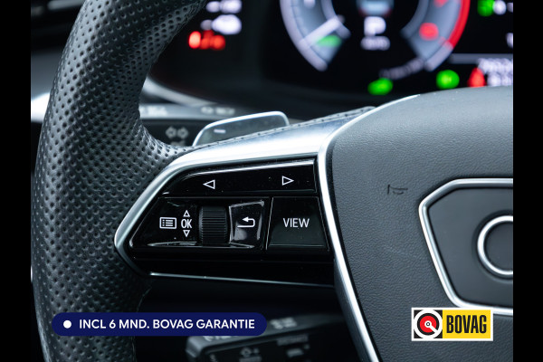 Audi A6 Limousine 50 TFSI e quattro S-Line | Panoramadak | Voorstoelen- & achterbank verwarmd | Camera | Adaptieve Cruise | Electrische trekhaak, Electrische achterklep, Matrix Led