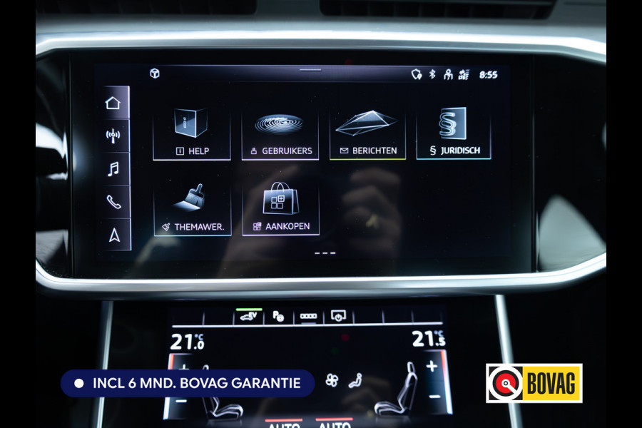 Audi A6 Limousine 50 TFSI e quattro S-Line | Panoramadak | Voorstoelen- & achterbank verwarmd | Camera | Adaptieve Cruise | Electrische trekhaak, Electrische achterklep, Matrix Led