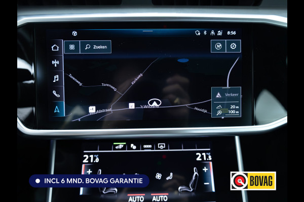 Audi A6 Limousine 50 TFSI e quattro S-Line | Panoramadak | Voorstoelen- & achterbank verwarmd | Camera | Adaptieve Cruise | Electrische trekhaak, Electrische achterklep, Matrix Led