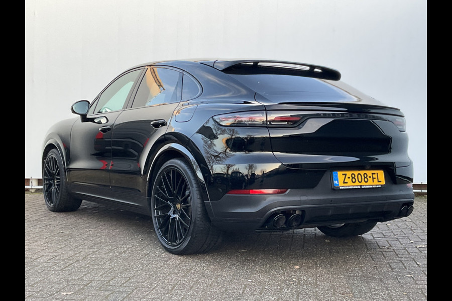 Porsche Cayenne Coupé 3.0 E-Hybrid PHEV 360° Pano SportChrono Luchtvering Bose Carplay Leer Memory UITSTRALING!