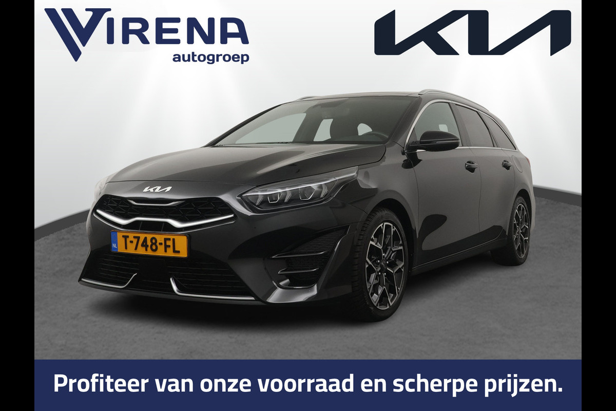 Kia Ceed Sportswagon Automaat 1.5 T-GDi GT-Line Automaat - Automatische achterklep - Schuif/Kantel dak - Apple Carplay/Android Auto - Adaptive cruise control - Keyless entry - Fabrieksgarantie t/m 30-06-2030