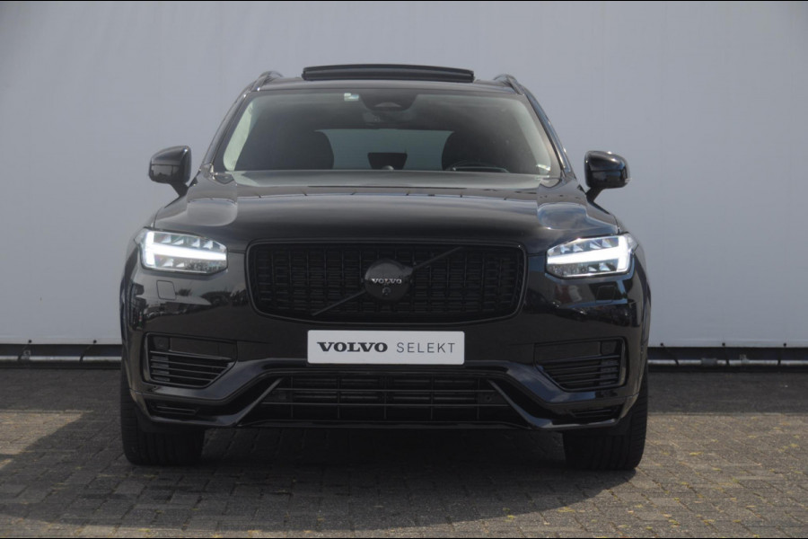 Volvo XC90 T8 455PK Recharge AWD Ultra Dark Long range / Luchtvering / Bowers & Wilkins/ Polestar Tuning / HEICO verlaging / Trekhaak / Head-up display / Stoelverwarming en ventilatie / Massagestoelen / Memory seats / Adaptive cruise control / 360 Camera /