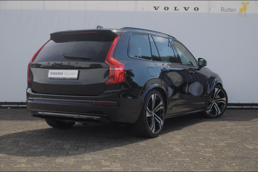 Volvo XC90 T8 455PK Recharge AWD Ultra Dark Long range / Luchtvering / Bowers & Wilkins/ Polestar Tuning / HEICO verlaging / Trekhaak / Head-up display / Stoelverwarming en ventilatie / Massagestoelen / Memory seats / Adaptive cruise control / 360 Camera /