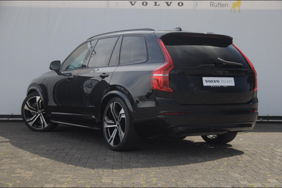 Volvo XC90 T8 455PK Recharge AWD Ultra Dark Long range / Luchtvering / Bowers & Wilkins/ Polestar Tuning / HEICO verlaging / Trekhaak / Head-up display / Stoelverwarming en ventilatie / Massagestoelen / Memory seats / Adaptive cruise control / 360 Camera /
