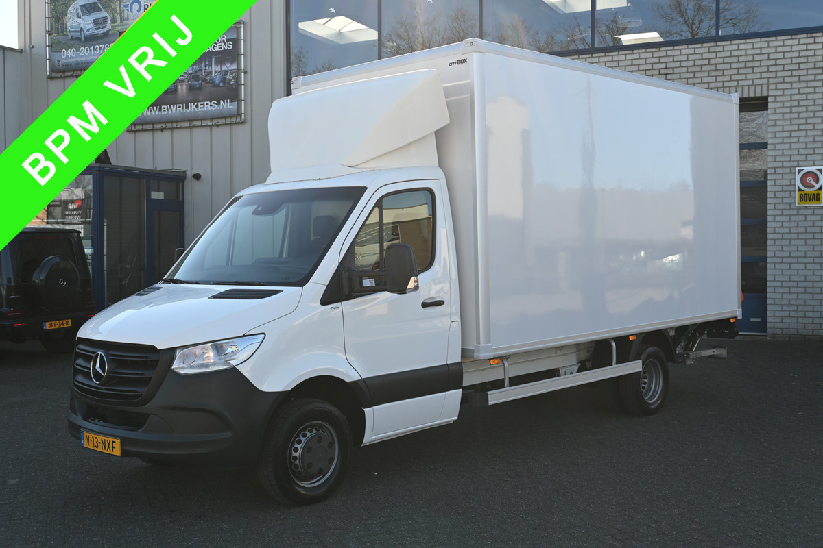 Mercedes-Benz Sprinter 514 CDI L3 Bakwagen met NIEUWE bak en klep Meubelbak met Dhollandia klep 1000 KG
