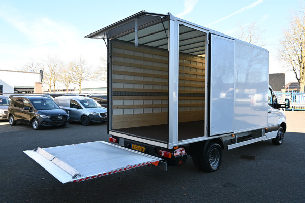 Mercedes-Benz Sprinter 514 CDI L3 Bakwagen met NIEUWE bak en klep Airco, Meubelbak met Dhollandia klep 1000 KG