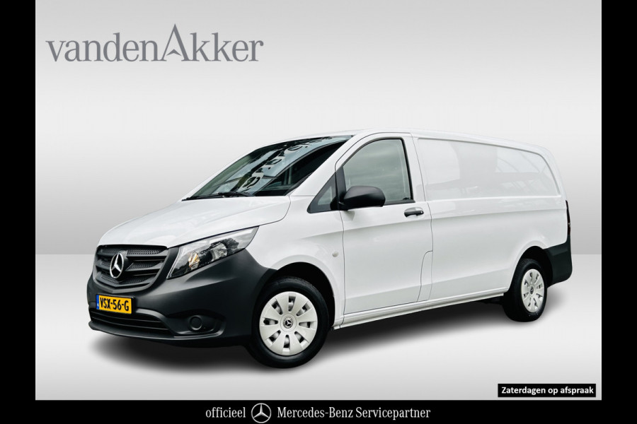 Mercedes-Benz Vito 110 CDI L2 Lang RWD // GRATIS TREKHAAK 2000 kg // Airco // Achterklep // 12 mnd Garantie // 2000kg // Bank // Radio // CV // Bet