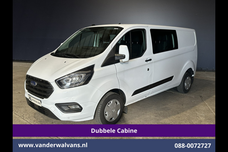 Ford Transit Custom 2.0 TDCI 130pk L2H1 Dubbele Cabine Euro6 inrichting | Airco | 6-Zits | LED | Cruisecontrol | Parkeersensoren Achterklep, 2800kg Trekvermogen