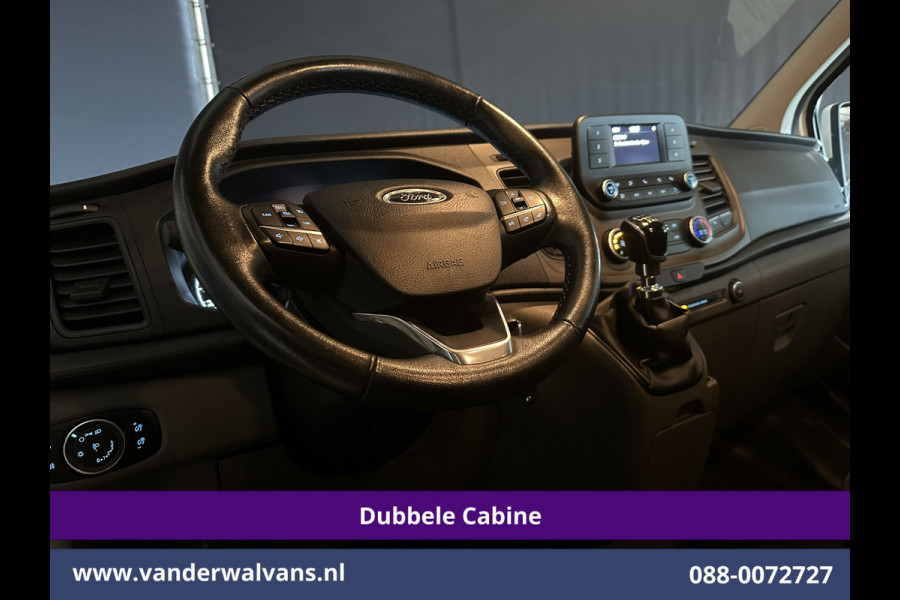 Ford Transit Custom 2.0 TDCI 130pk L2H1 Dubbele Cabine Euro6 inrichting | Airco | 6-Zits | LED | Cruisecontrol | Parkeersensoren Achterklep, 2800kg Trekvermogen