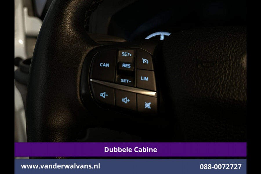 Ford Transit Custom 2.0 TDCI 130pk L2H1 Dubbele Cabine Euro6 inrichting | Airco | 5-Zits | Imperiaal | LED | Cruisecontrol Stoelverwarming, Parkeersensoren, 2800kg trekvermogen