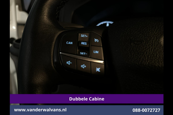 Ford Transit Custom 2.0 TDCI 130pk L2H1 Dubbele Cabine Euro6 inrichting | Airco | 5-Zits | Imperiaal | LED | Cruisecontrol Stoelverwarming, Parkeersensoren, 2800kg trekvermogen
