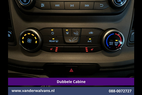 Ford Transit Custom 2.0 TDCI 130pk L2H1 Dubbele Cabine Euro6 inrichting | Airco | 5-Zits | Imperiaal | LED | Cruisecontrol Stoelverwarming, Parkeersensoren, 2800kg trekvermogen