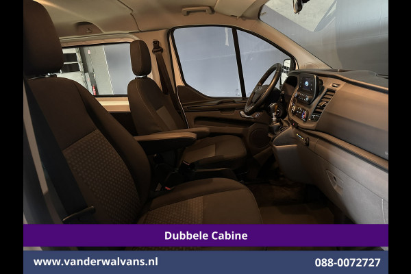Ford Transit Custom 2.0 TDCI 130pk L2H1 Dubbele Cabine Euro6 inrichting | Airco | 5-Zits | Imperiaal | LED | Cruisecontrol Stoelverwarming, Parkeersensoren, 2800kg trekvermogen