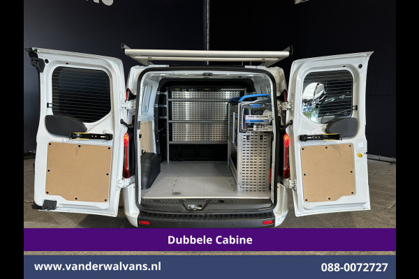 Ford Transit Custom 2.0 TDCI 130pk L2H1 Dubbele Cabine Euro6 inrichting | Airco | 5-Zits | Imperiaal | LED | Cruisecontrol Stoelverwarming, Parkeersensoren, 2800kg trekvermogen
