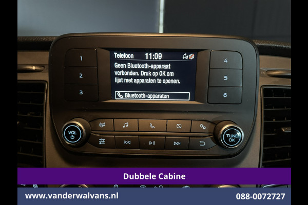 Ford Transit Custom 2.0 TDCI 130pk L2H1 Dubbele Cabine Euro6 inrichting | Airco | 5-Zits | Imperiaal | LED | Cruisecontrol Stoelverwarming, Parkeersensoren, 2800kg trekvermogen
