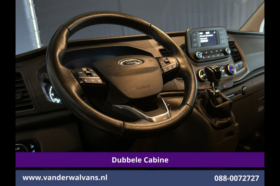 Ford Transit Custom 2.0 TDCI 130pk L2H1 Dubbele Cabine Euro6 inrichting | Airco | 5-Zits | LED | Cruisecontrol Stoelverwarming, Parkeersensoren, Achterklep, 2800kg Trekvermogen