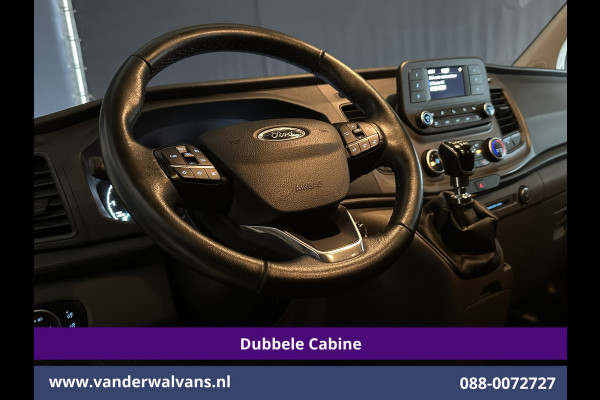 Ford Transit Custom 2.0 TDCI 130pk L2H1 Dubbele Cabine Euro6 inrichting | Airco | 5-Zits | LED | Cruisecontrol Stoelverwarming, Parkeersensoren, Achterklep, 2800kg Trekvermogen