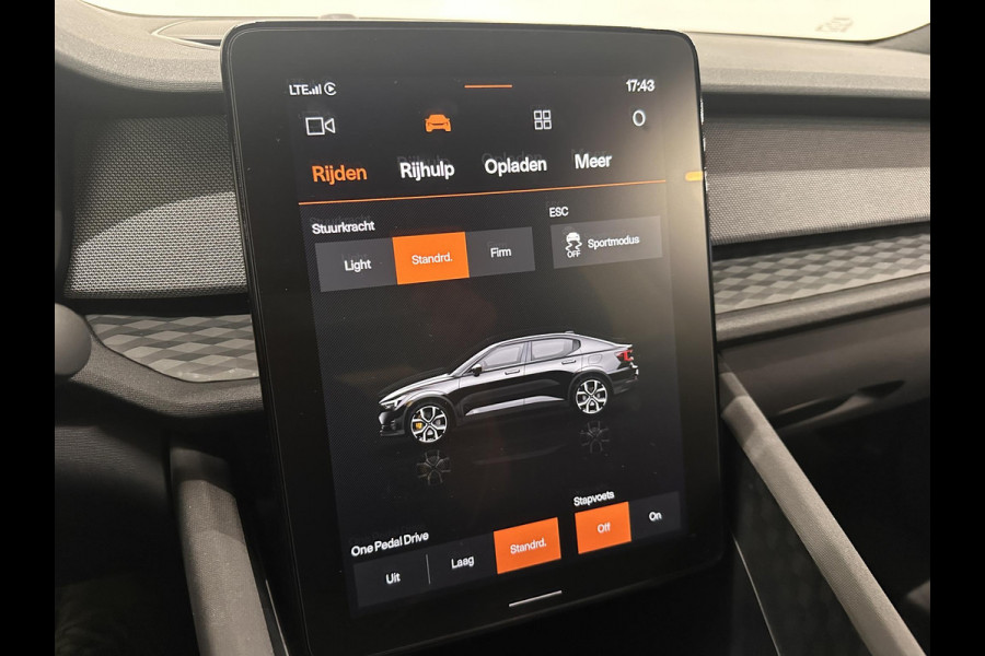Polestar 2 Long Range Single Motor 78 kWh Airco ECC Navi Carplay PDC VA+ El. Stoel + Memory Full LED Adaptive Cruise Control Pilot Pack
