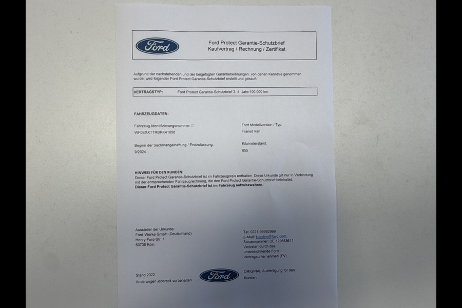 Ford E-Transit 350 L2H2 270PK Trend 68 kWh 317 KM WLTP CarPlay/cruisecontrol/stoelverwarming