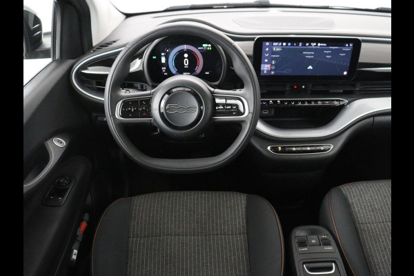 Fiat 500E Icon 42 kWh | 3 Fase | Stoelverwarming | Camera | Carplay | Navigatie | Full LED | Climate control | Cruise control | Bluetooth