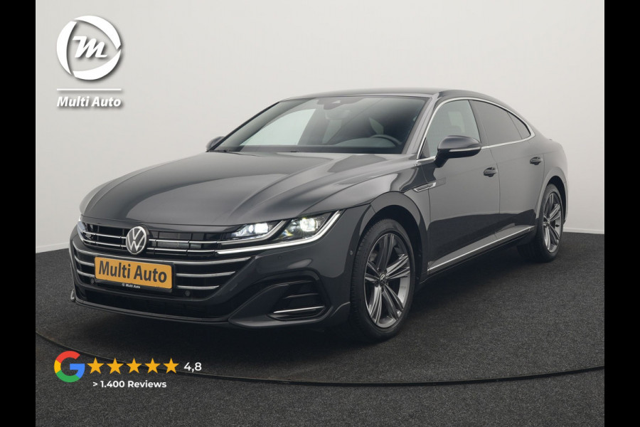 Volkswagen Arteon 1.4 TSI eHybrid R-Line Plug In Hybrid 218pk Dealer O.H. PHEV | Lederen Sportstoelen Memory & Massage | Adaptive Cruise | Camera | Matrix LED | Apple Caplay | Voorstoelen Verwarmd | Blis | Virtual | Navigatie | DAB |