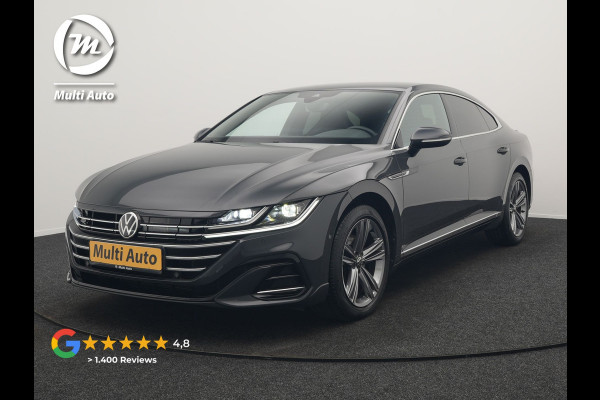 Volkswagen Arteon 1.4 TSI eHybrid R-Line Plug In Hybrid 218pk Dealer O.H. PHEV | Lederen Sportstoelen Memory & Massage | Adaptive Cruise | Camera | Matrix LED | Apple Caplay | Voorstoelen Verwarmd | Blis | Virtual | Navigatie | DAB |