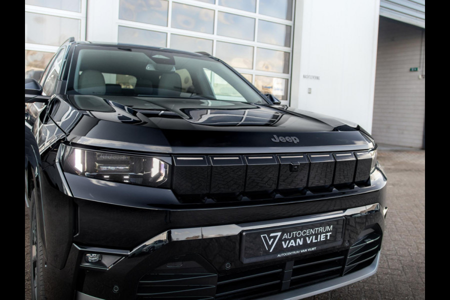 Jeep Compass First Edition 74 kWh | Adapt. Cruise | Camera | Carplay | 20" | Elektr. A-Klep | Navi | Winter Pack | Schuif/Kanteldak | Premium Pack | Conv. Pack | Warmtepomp | Nappa Leder