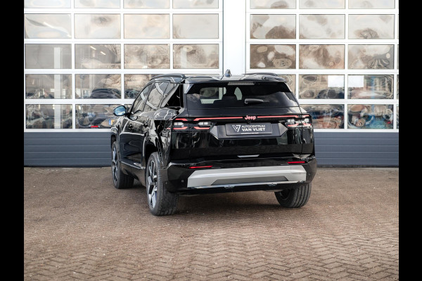 Jeep Compass First Edition 74 kWh | Adapt. Cruise | Camera | Carplay | 20" | Elektr. A-Klep | Navi | Winter Pack | Schuif/Kanteldak | Premium Pack | Conv. Pack | Warmtepomp | Nappa Leder
