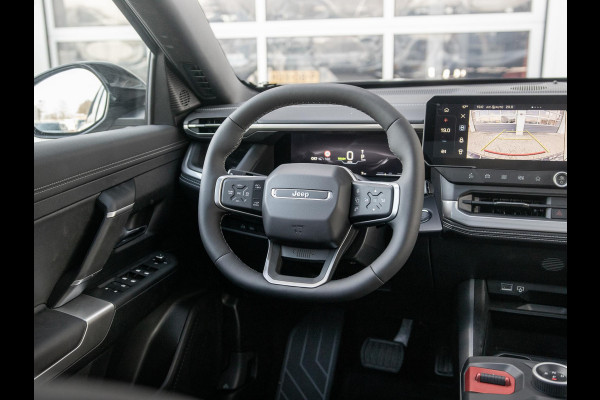 Jeep Compass First Edition 74 kWh | Adapt. Cruise | Camera | Carplay | 20" | Elektr. A-Klep | Navi | Winter Pack | Schuif/Kanteldak | Premium Pack | Conv. Pack | Warmtepomp | Nappa Leder