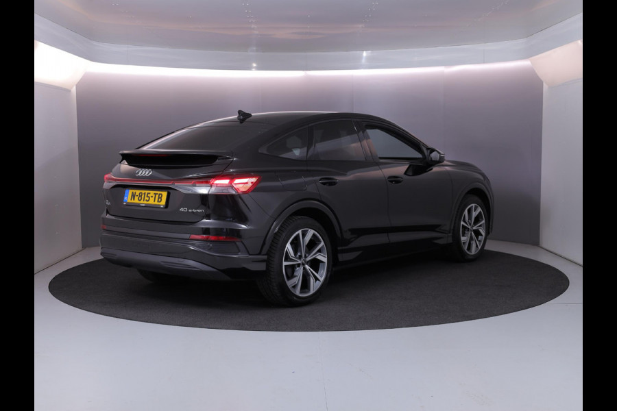 Audi Q4 Sportback e-tron 40 Launch edition Advanced 77 kWh 204pk | SoH 92% | 20'LM-velgen  interieur-voorverwarming | Matrix LED