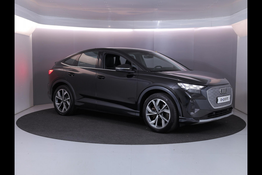 Audi Q4 Sportback e-tron 40 Advanced edition 77 kWh 204 pk | SoH 96% | Navigatie | Parkeersensoren achter | Matrix LED koplampen | Stoelverwarming |