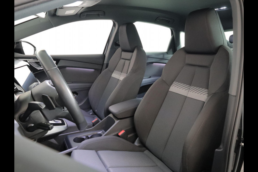 Audi Q4 Sportback e-tron 40 Advanced edition 77 kWh 204 pk | SoH 96% | Navigatie | Parkeersensoren achter | Matrix LED koplampen | Stoelverwarming |