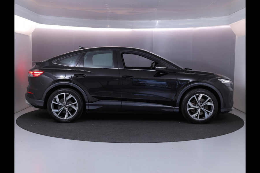 Audi Q4 Sportback e-tron 40 Advanced edition 77 kWh 204 pk | SoH 96% | Navigatie | Parkeersensoren achter | Matrix LED koplampen | Stoelverwarming |