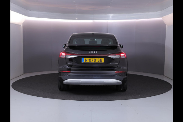 Audi Q4 Sportback e-tron 40 Advanced edition 77 kWh 204 pk | SoH 96% | Navigatie | Parkeersensoren achter | Matrix LED koplampen | Stoelverwarming |