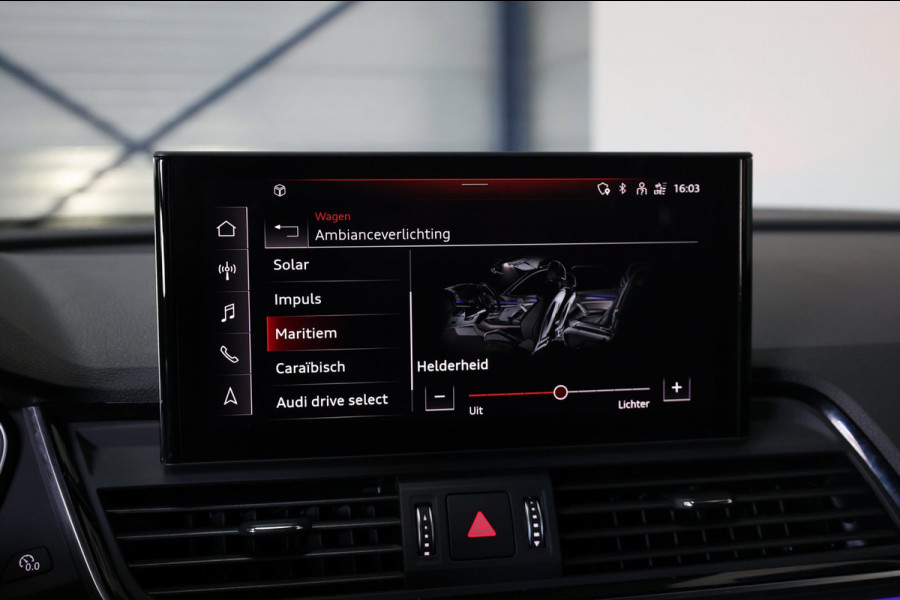 Audi Q5 Sportback 50 TFSI e S edition 3x S-line/LED/VIRTUAL/SFEER/PANO/HALF LEDER+S.VERWARMING/21" LMV/CAM/ACC/ECC/12 MND GARANTIE