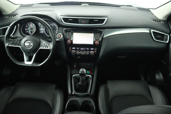 Nissan QASHQAI 1.2 Tekna + (PANORAMADAK, TREKHAAK, CAMERA, STOELVERWARMING, ELEKTR STOELEN, PARKEERSENSOREN)