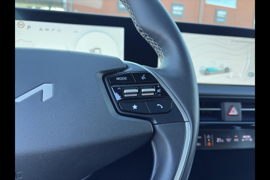 Kia Ev6 GT-Line AWD 77.4 kWh Pano | HUD | MeridianSound | 360-Camera | Alcantara/Leder | Memory Seats | Stoelverkoeling | Apple Carplay & Android Auto |