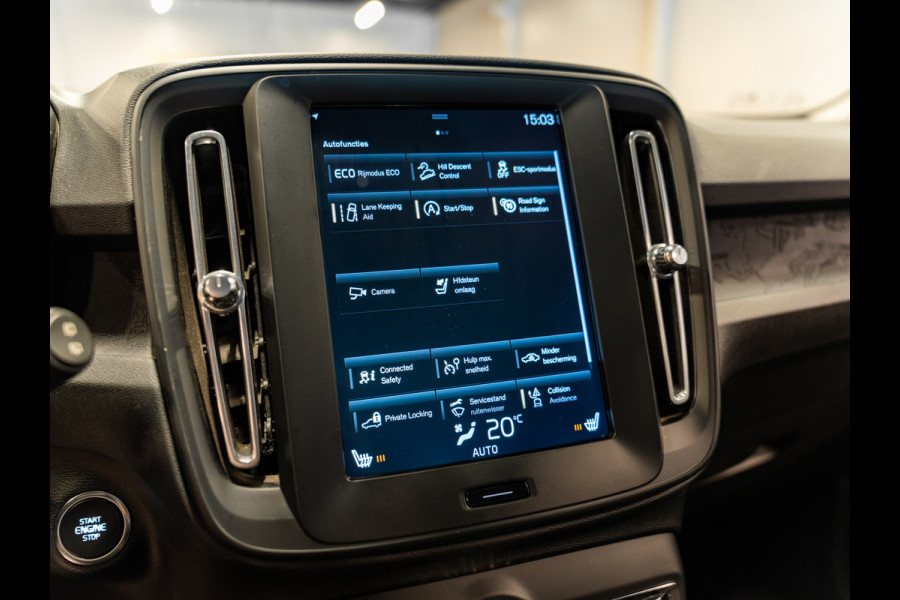 Volvo XC40 1.5 T3 163PK Momentum, Navi, Cruise, Cam, PDC, Clima, Voll Led, Bluetooth/Tel, Private Glas, Volledig Onderhouden